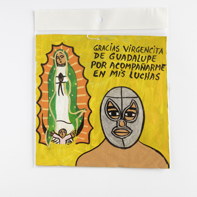 ボノラ作 ブリキ絵 壁掛け アート エクスボト レタブロ メキシコ民芸品