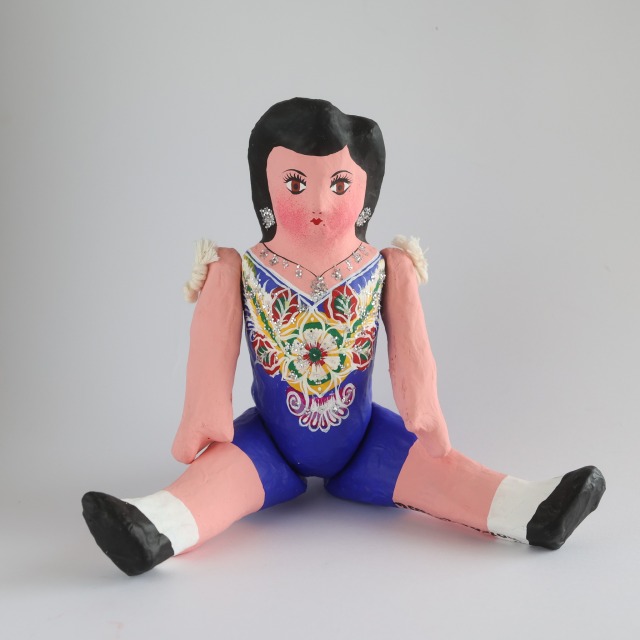 メキシコ雑貨,張り子の人形,ルピータ,張子,メキシコ民芸品,民芸品,フォークアート