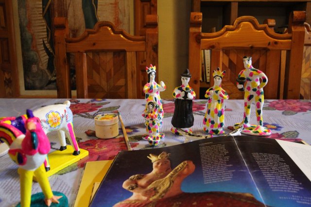 メテペック,ティブルシオ・ソテノ作,ヒーリング人形,陶芸,陶器,メキシコ民芸品,メキシコ雑貨