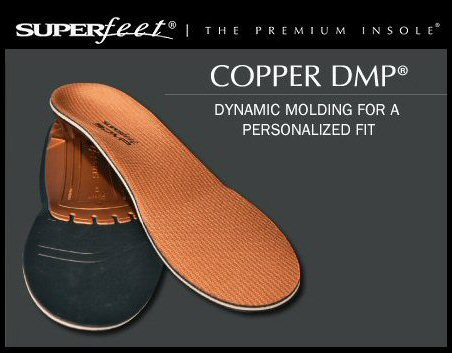 SUPER FEET スーパーフィート COPPER DMP インソール トリムフィット カッパー ダイナミック モールディング プロセス [正規販売店]