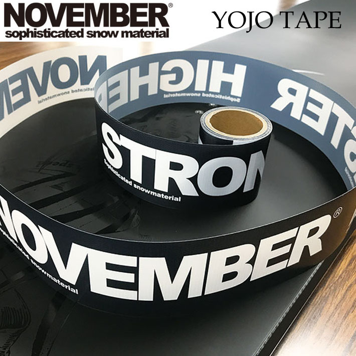 NOVEMBER ノベンバー YOJO TAPE 45mm×5m スノーボード ステッカー カスタマイズ ロゴステッカー 養生テープ