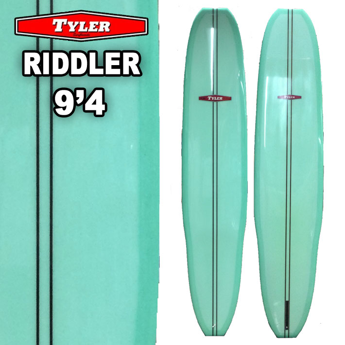 TYLER SURFBOARDS タイラー サーフボード RIDDLER 9'4 BlueGreen リドラー ロングボード LONG BOARD [営業所止め送料無料料]