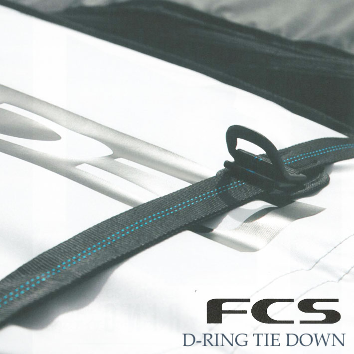 FCS サーフボードキャリア D-RING TIE DOWNS タイダウンストラップ サーフボードキャリア 自動車用ラック