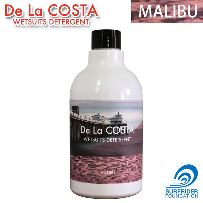 ウェットシャンプー De La COSTA デラコスタ Wetsuits Detergent [MALIBU] ウェットスーツ用 ウェットシャンプー 400ml ウェットスーツ専用アンチエイジング洗剤