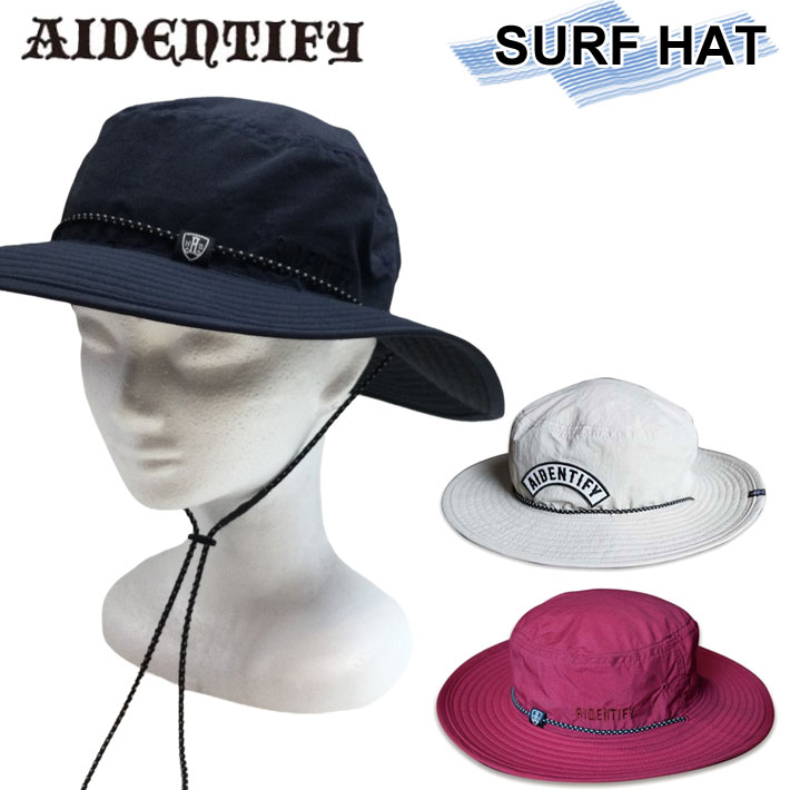 [現品限り]  半額以下！AIDENTIFY SURF HATS アイデンティファイ サーフハット 帽子 日焼け防止 日焼け対策