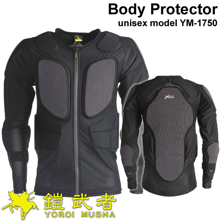 鎧武者 プロテクター ヨロイムシャ ボディー プロテクター Body Protector [YM-1750] ユニセックス 上半身 長袖 肘当て XRD TOUGH TECH シリーズ スノーボード スノボー YOROI MUSHA 単板滑雪護具
