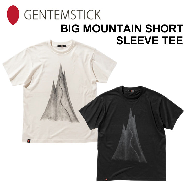 GENTEM STICK ゲンテンスティック 半袖 BIG MOUNTAIN SHORT SLEEVE TEE Tシャツ メンズ [メール便発送商品]