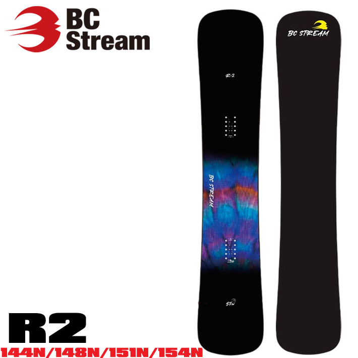 25-26 BC Stream スノーボード ビーシーストリーム R-2 R2 アールツー 144cm 148cm 151cm 154cm NARROW ナロー 平間和徳 RAMA ラマ先生 ハンマーヘッド カービングボード スノボ 板 2025 2026