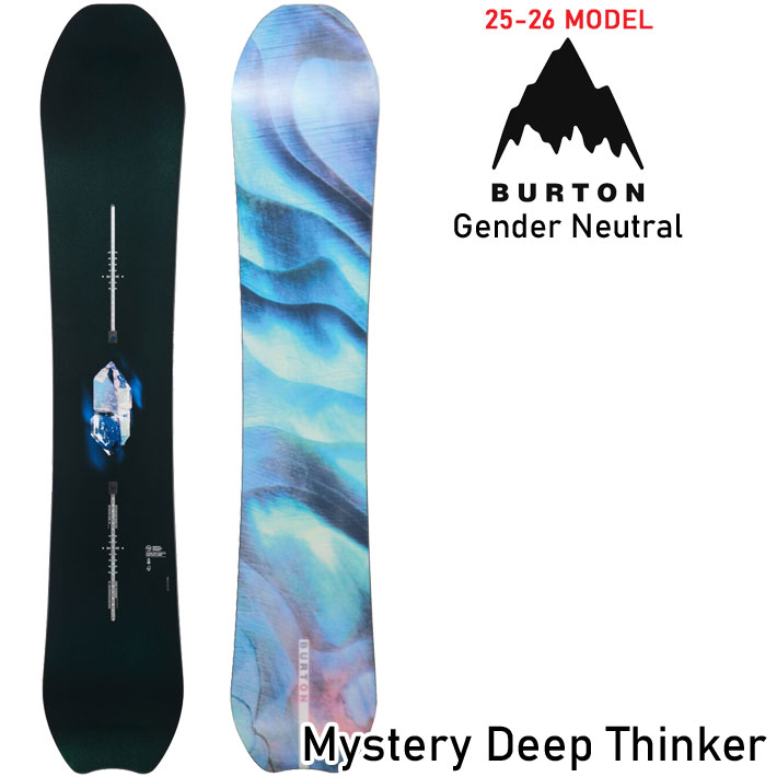 25-26 バートン スノーボード BURTON Mystery Deep Tunker ミステリー ディープシンカー Gender ジェンダー スノーボード 日本正規品 2025 2026
