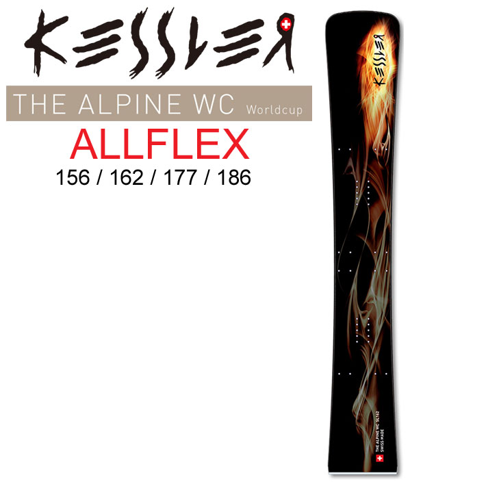 25-26 KESSLER ケスラー SNOWBOARDS スノーボード THE ALPINE WC ALLFLEX ジ アルパイン ワールドカップ 156cm 162cm 177cm 186cm アルペン アルペンボード アルフレックス スノーボード 板 2025 2026