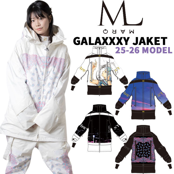 25-26 MARQLEEN GALAXXXY JACKET MQ06000 マークリーン スノーボードウェア ギャラクシー ジャケット ユニセックス [125／995／005／007／997]