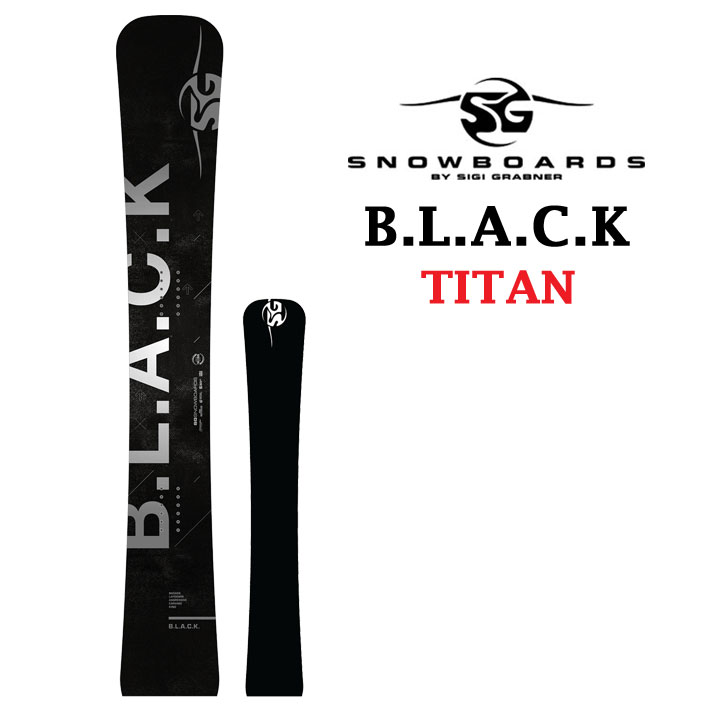 25-26 エスジー スノーボード SG SNOWBOARDS B.L.A.C.K BLACK Ti 169cm TITAN ブラック チタン アルペンボード アルパイン 2025 2026 板 スノボ