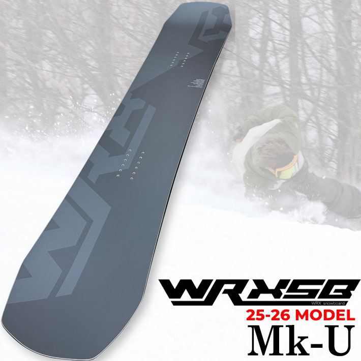 [予約商品] 25-26 WRX SB スノーボード ダブルアールエックス Mk-U マークユー 141cm 145cm 149cm 152cm 155cm グラトリ カービング ユニセックス WRXSB ダブルアールエックスエスビー オガサカ製 井口勝文 いぐっちゃん スノボ 板 2025 2026 日本正規品