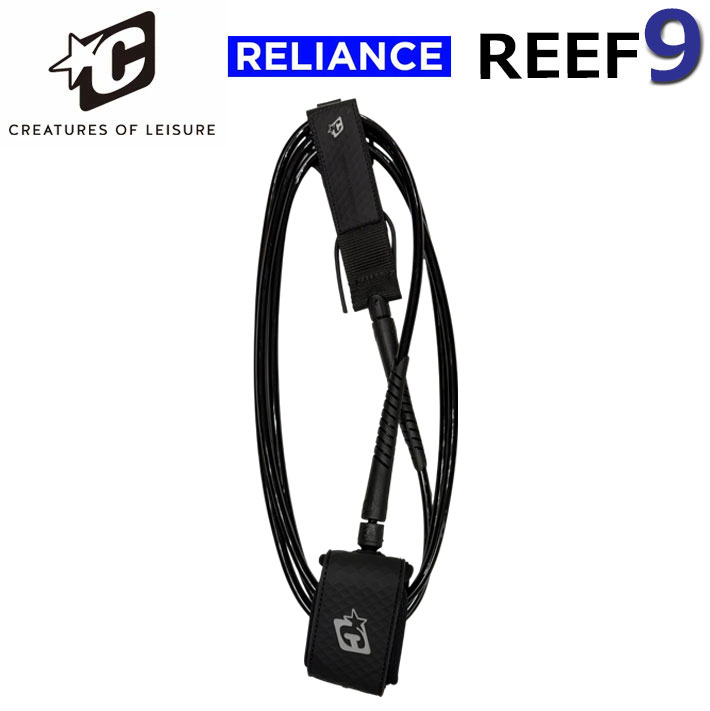 2026 リーシュコード クリエイチャー CREATURES 9ft 9フィート RELIANCE REEF 9 リライアンス リーフ 8mm サーフィン パワーコード ロングボード 日本正規品【即】