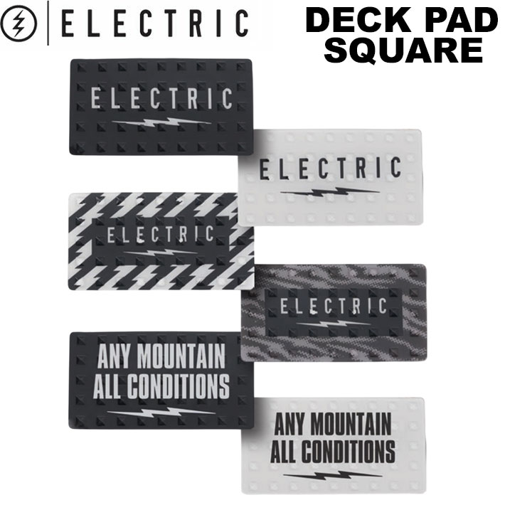 25-26 ELECTRIC エレクトリック デッキパッド DECK PAD SQUARE スクエア スノーボード 日本正規品