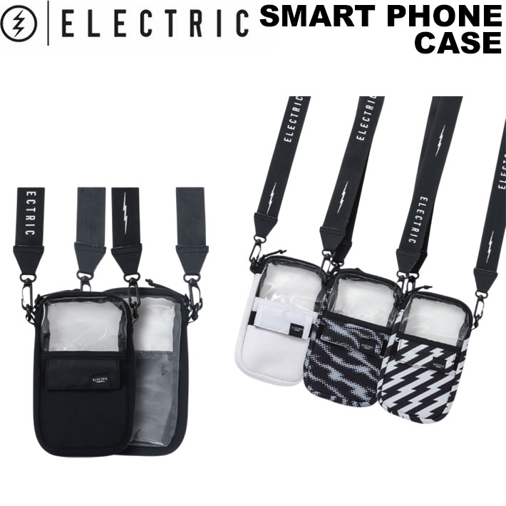25-26 ELECTRIC エレクトリック スマホケース SMART PHONE CASE スマートフォンケース ショルダー パスケース 小物 鍵 スノーボード アウトドア スケートボード キャンプ 釣り 日本正規品
