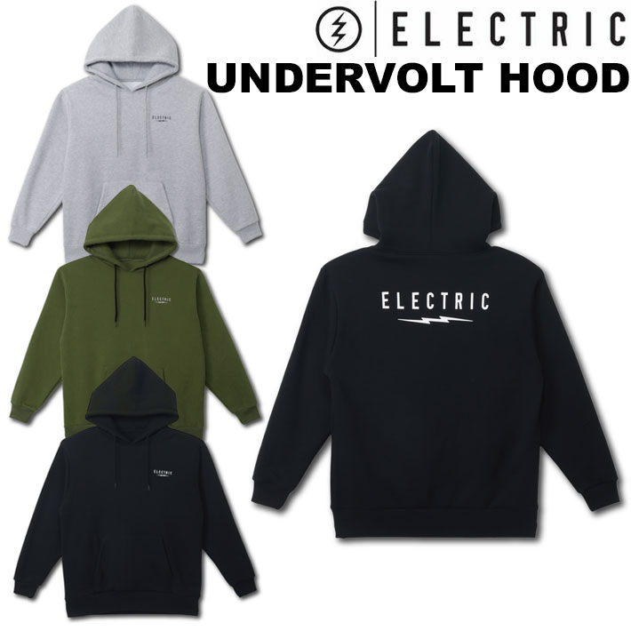 25-26 ELECTRIC エレクトリック パーカー UNDERVOLT HOOD [3] プルオーバー フード フーディー スノーボード スケートボード ストリート ジム アウトドア 日本正規品