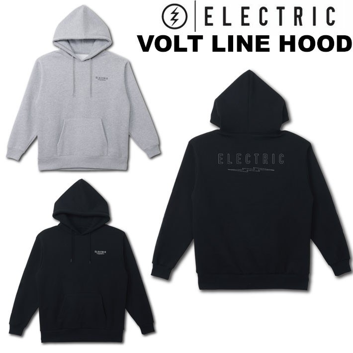 25-26 ELECTRIC エレクトリック パーカー VOLT LINE HOOD [2] プルオーバー フード フーディー スノーボード スケートボード ストリート ジム アウトドア 日本正規品