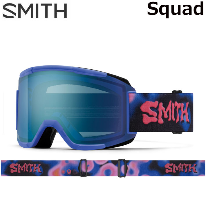 [予約商品] 25-26 SMITH ゴーグル スミス Squad スカッド Supernova Vibes アジアンフィット スノーボード 2025 2026 日本正規品 [010276104]