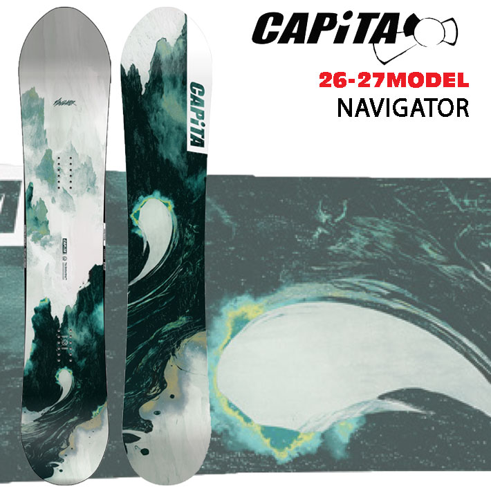 [予約商品] 26-27 CAPITA スノーボード キャピタ THE NAVIGATOR ザ ナビゲーター オールラウンド パーク パウダー スノボ 板 2025 2027 日本正規品