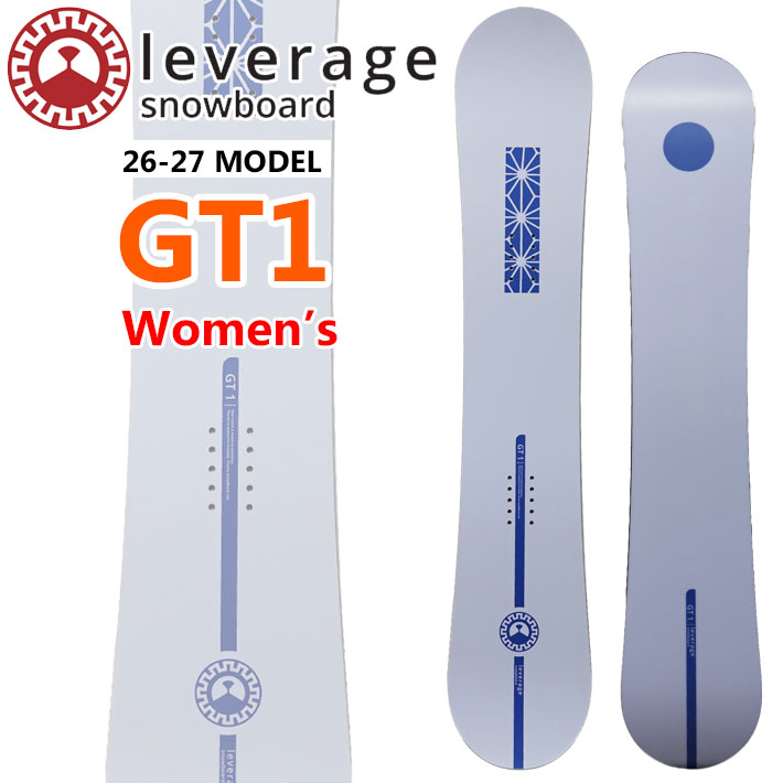 [予約商品] 26-27 レバレッジ leverage スノーボード グラトリ GT1 ジーティーワン 137cm 143cm レディース 弾き スピン ラントリ  板 オガサカ製 井口勝文 いぐっちゃん 2026 2027 日本正規品