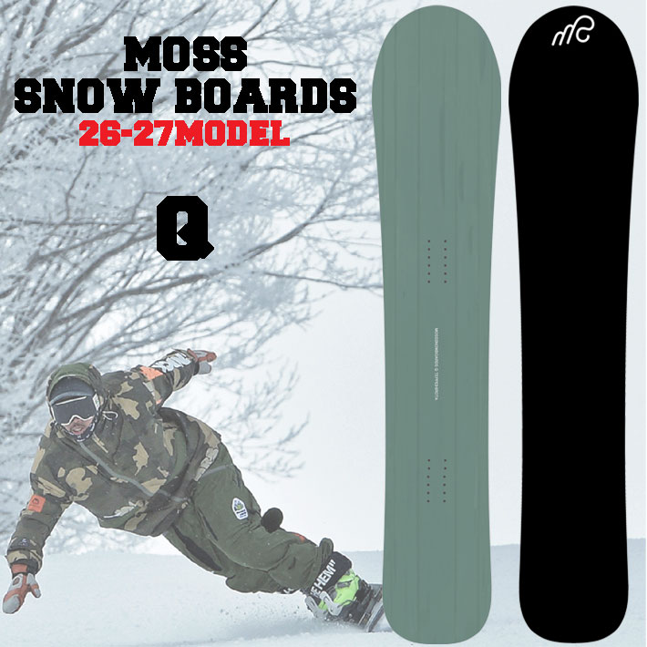[予約商品] 26-27 MOSS スノーボード Q 158cm Qシリーズ モススノーボード パウダーボード スノボ スノボ 板 2026 2027 日本正規品