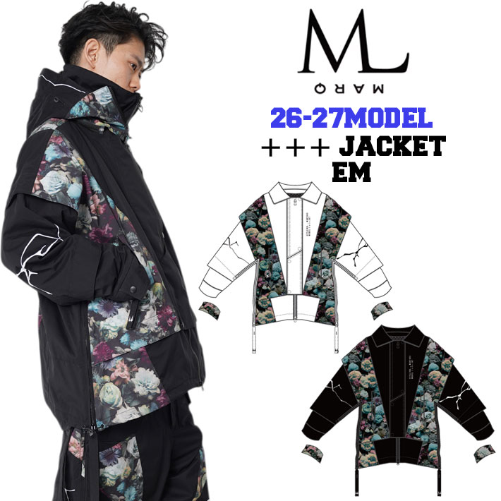 [予約商品] 26-27 MARQLEEN +++ JACKET EM MQ07003EM マークリーン スノーボードウェア ジャケット ユニセックス  [003／993]