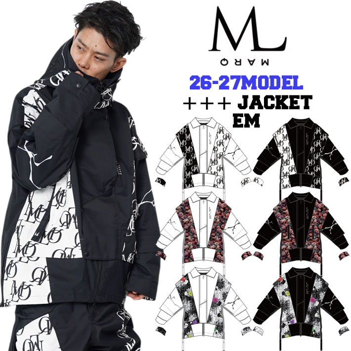 [予約商品] 26-27 MARQLEEN +++ JACKET EM MQ07003EM マークリーン スノーボードウェア ジャケット ユニセックス  [002／992／004／994／009／999]