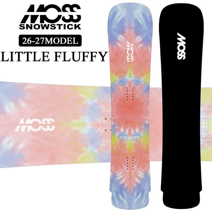 [予約商品] 26-27 MOSS SNOWSTICK パウダーボード LITTLE FLUFFY モス スノースティック リトルフラフィー 143cm POWDER スノーボード スノボ 板 日本正規品