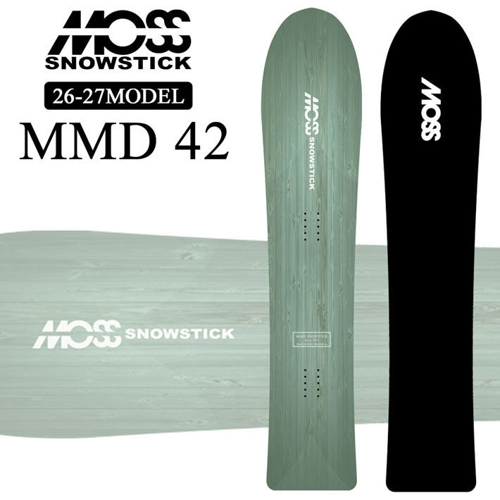 [予約商品] 26-27 MOSS SNOWSTICK パウダーボード MMD42 モス スノースティック 142cm JUNIOR ジュニア KIDS キッズ ladys レディース POWDER スノーボード スノボ 板 日本正規品