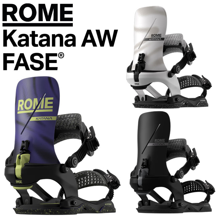 [予約商品] 26-27 ROME Katana AW FASE ローム ビンディング カタナ FASESystem フェイズ システム Men's メンズ BINDING スノーボード バインディング 2026 2027 日本正規品