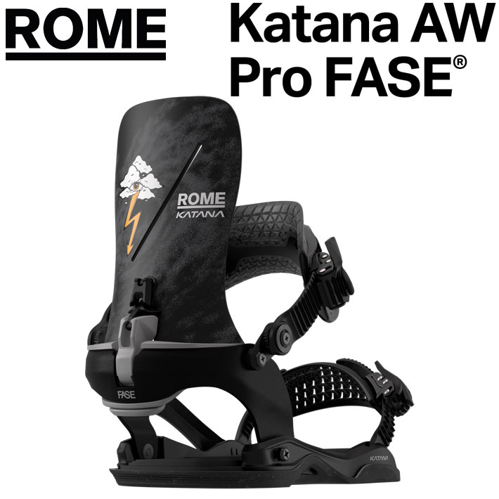 [予約商品] 26-27 ROME Katana AW Pro FASE ローム ビンディング カタナ プロ FASESystem フェイズ システム Men's メンズ BINDING スノーボード バインディング 2026 2027 日本正規品