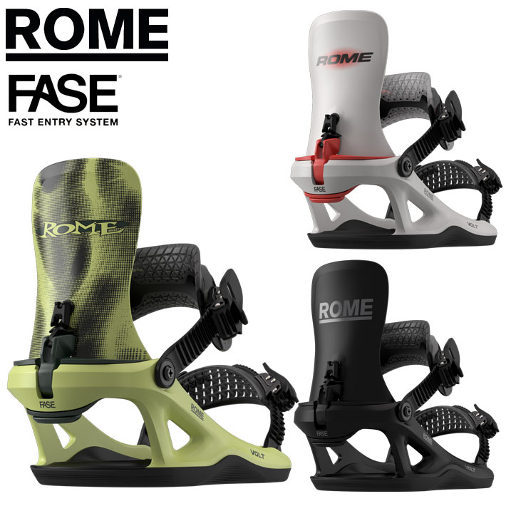 [予約商品] 26-27 ROME VOLT FASE ローム ビンディング ボルト FASESystem フェイズ システム Men's メンズ BINDING スノーボード バインディング 2026 2027 日本正規品