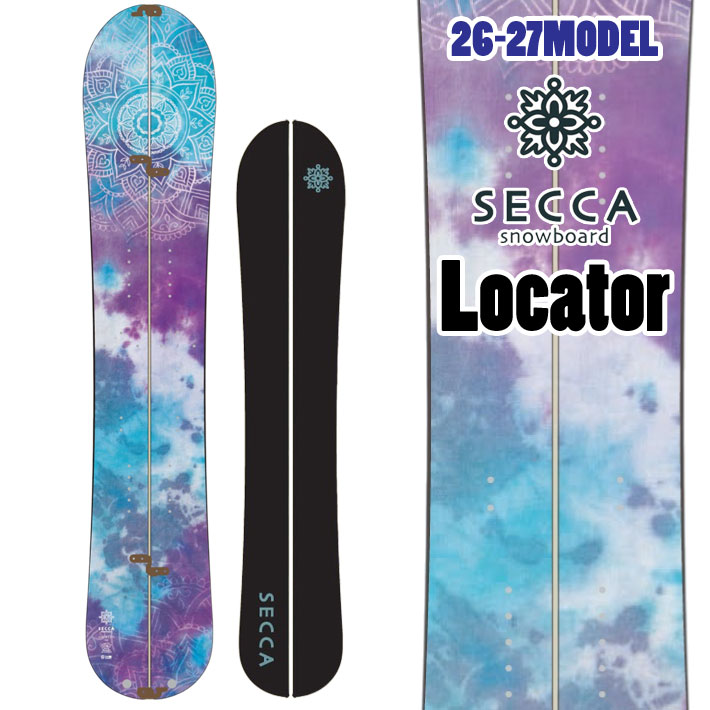 [予約商品] 26-27 セッカ スノーボード Secca Locator ロケイター ロケーター 155cm 佐々木陽子プロデュース スプリットボード パウダー レディース スノボ 板 2026 2027 日本正規品