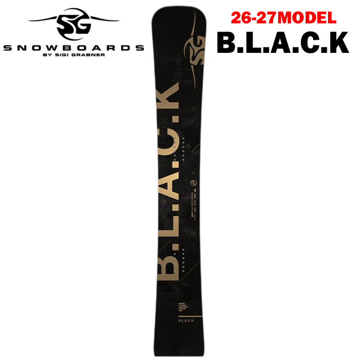 [予約商品] 26-27 SG スノーボード エスジー SNOWBOARDS B.L.A.C.K BLACK 169cm ブラック アルペンボード アルパイン 2026 2027 板 スノボ
