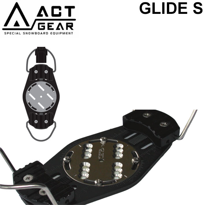 [予約商品] 26-27 ACT GEAR ビンディング アクトギア GLIDE S グライド エス ALPINE アルペン アルパイン バインディング  スノーボード 2026 2027 日本正規品