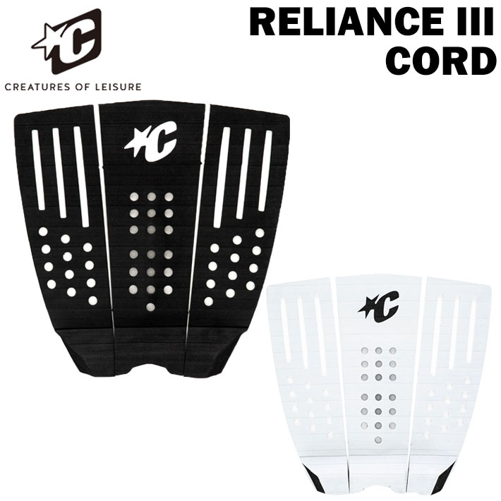2026 クリエイチャー デッキパッド CREATURES RELIANCE III CORD リライアンス 3 コード 3ピース サーフィン デッキパッチ