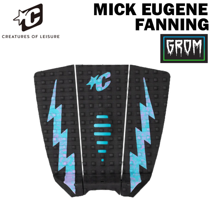 2026 クリエイチャー デッキパッド CREATURES GROM MICK EUGENE FANNING LITE グロム ミック ファニング 3ピース サーフィン デッキパッチ トラクション