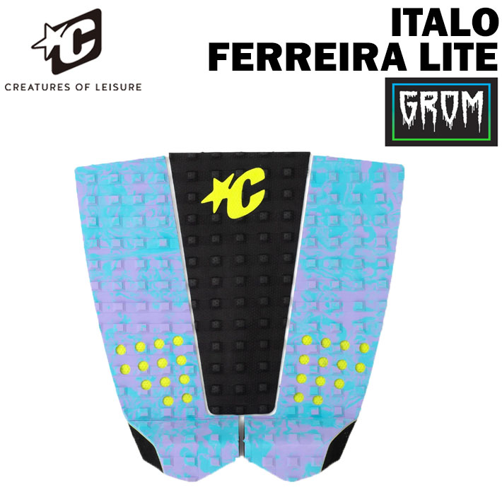 2026 クリエイチャー デッキパッド CREATURES GROM ITALO FERREIRA LITE グロム イタロ・フェレイラ ライト 3ピース サーフィン デッキパッチ トラクション
