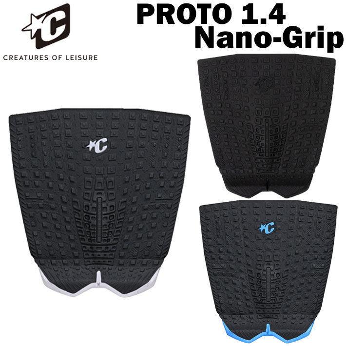 2026 クリエイチャー デッキパッド CREATURES PROTO 1.4 Nano-Grip プロト 3ピース サーフィン デッキパッチ トラクション