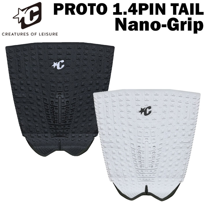 2026 クリエイチャー デッキパッド CREATURES PROTO 1.4 PIN TAIL Nano-Grip プロト 3ピース サーフィン デッキパッチ トラクション