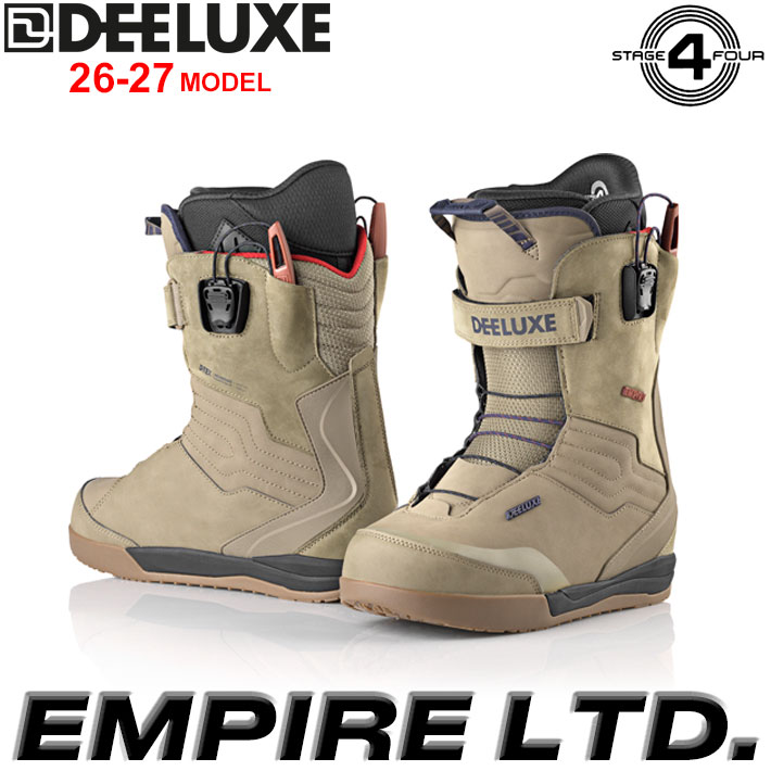 [予約商品] NEW 26-27 DEELUXE ブーツ EMPIRE LTD ディーラックス エンパイア リミテッド レザー S4 サーモインナー 熱成型 スノーボード 2026 2027 日本正規品