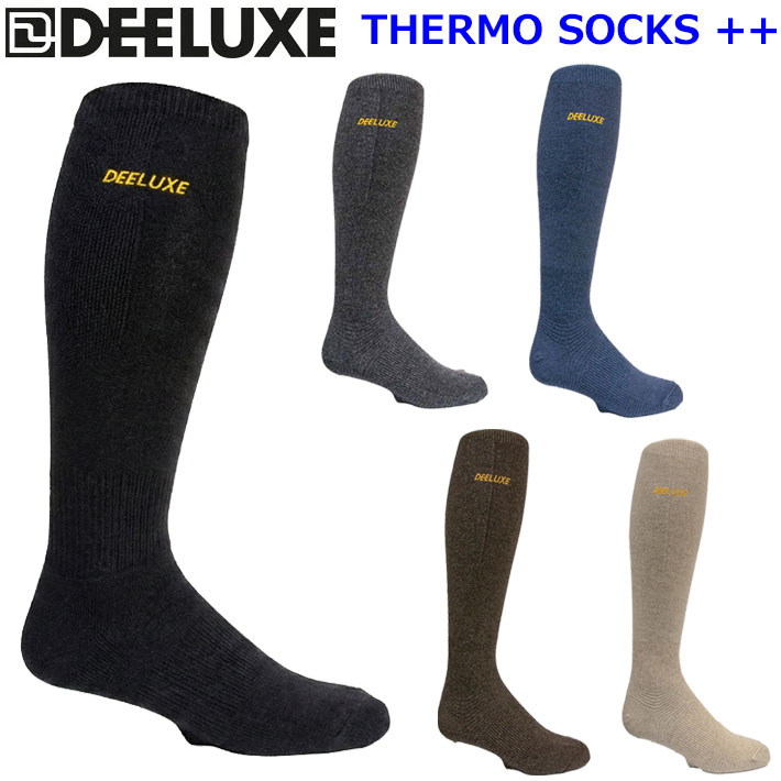 DEELUXE ディーラックス サーモソックス THERMO SOCKS ++ ノーマル 靴下 ソックス 防寒 消臭 ユニセックス スノーボード スキー アウトドア