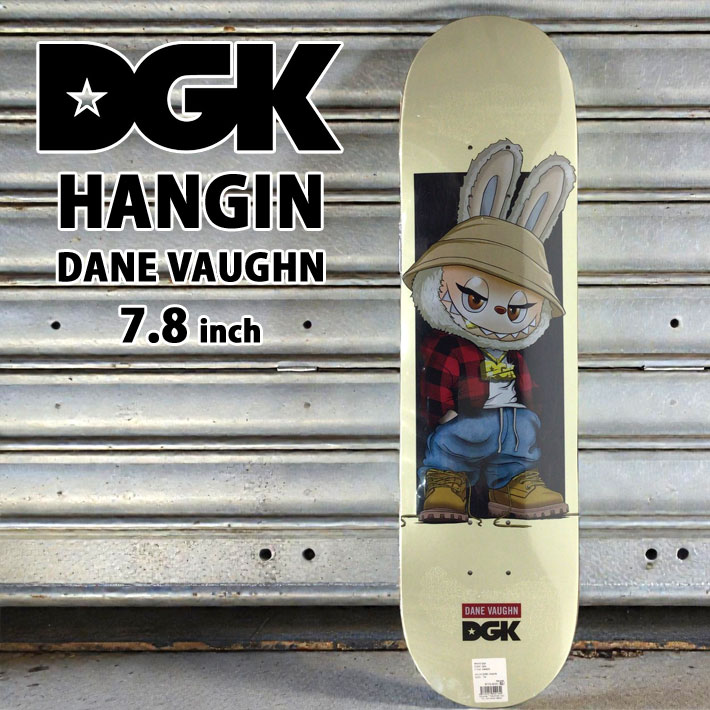 スケート デッキ DGK ディージーケー スケートボード HANGIN [D-2] 7.8inch DANE VAUGHN スケボー パーツ SKATE BOARD DECK 