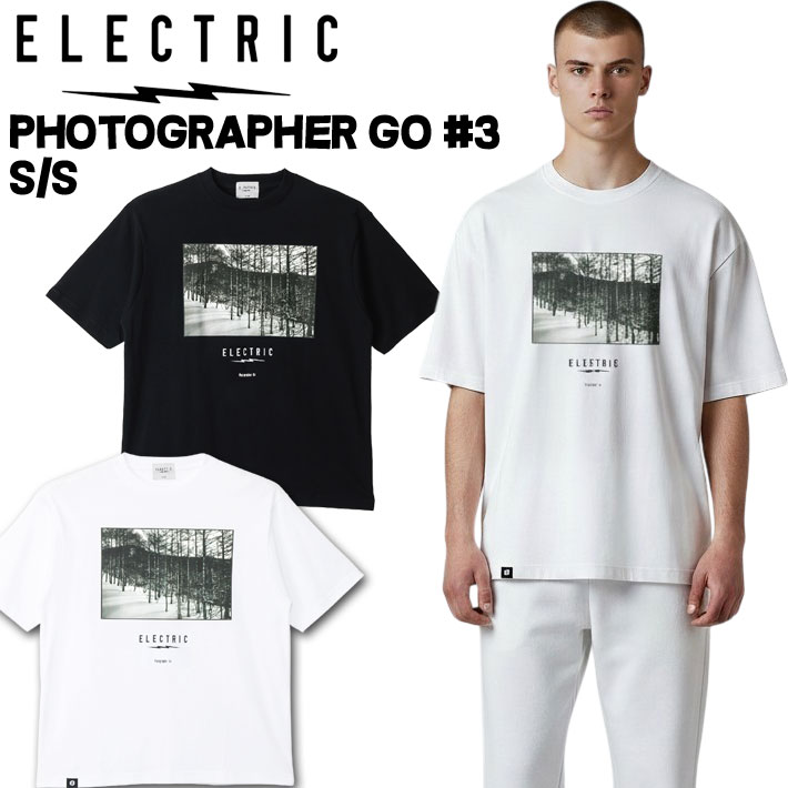 26 メンズ 半袖 カットソー Tシャツ [E26ST03] ELECTRIC PHOTOGRAPHER GO #3 S/S TEE エレクトリック フォトグラファー ゴー 日本正規品 