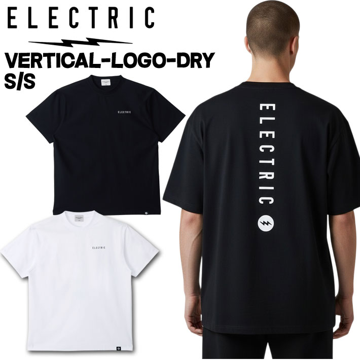26 メンズ 半袖  ドライ Tシャツ [E26ST27] ELECTRIC VERTICAL LOGO DRY S/S TEE エレクトリック 日本正規品 