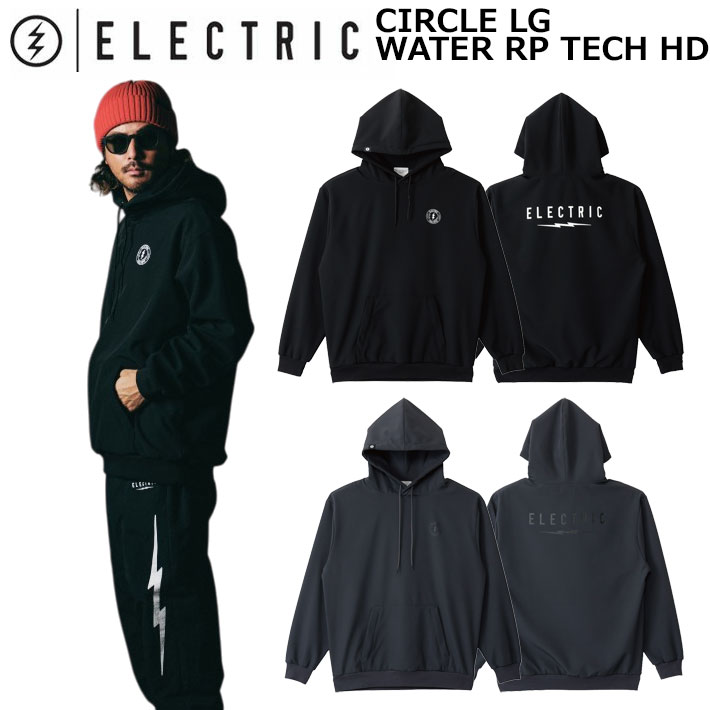 26-27 ELECTRIC エレクトリック パーカー CIRCLE LOGO WATER REPELLENT TECH HOOD 撥水 プルオーバー フード フーディー スノーボード スケートボード ストリート ジム アウトドア 日本正規品