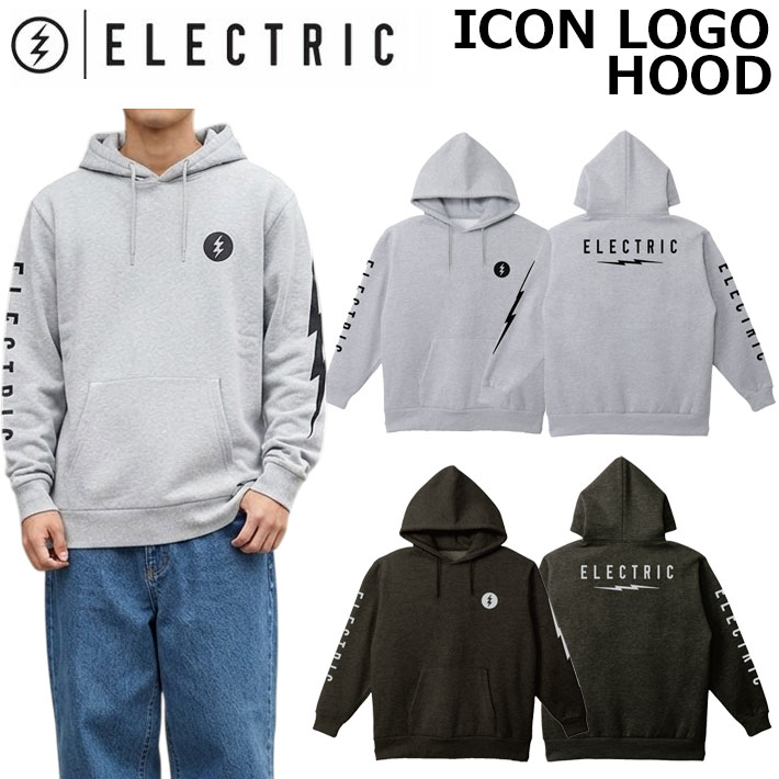 26-27 ELECTRIC エレクトリック トレーナー ICON LOGO HOOD プルオーバー フード フーディー スノーボード スケートボード ストリート ジム アウトドア 日本正規品