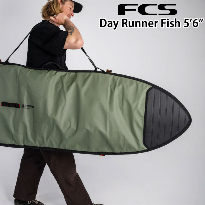 26 FCS サーフボードケース DAY RUNNER デイランナー Fish 5’6” フィッシュ用 ハードケース サーフトリップ サーフィン ケース