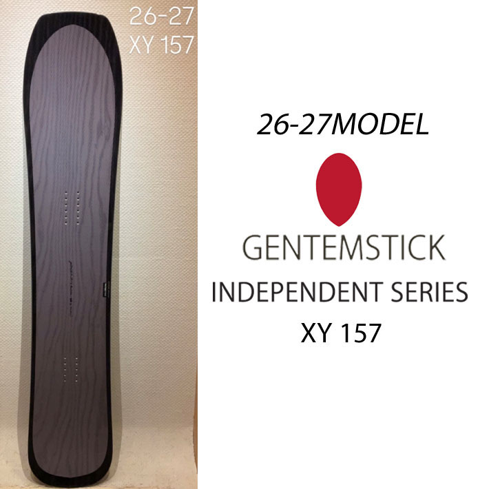 [予約商品] 26-27 GENTEMSTICK ゲンテンスティック XY 157.3cm エックスワイ アレックス・ヨーダー スノーボード パウダーボードアクセルキャンバー 板 2026 2027